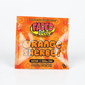 Faded Fruits Orange Sherbet Gummies